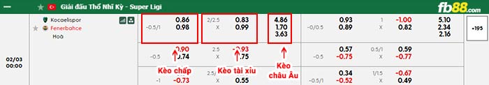 fb88-bảng kèo trận đấu Kocaelispor vs Fenerbahce
