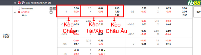 fb88-bang-keo-tran-dau-Tottenham-vs-Arsenal-22-02-2026