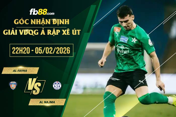 fb88-soi kèo Al Fayha vs Al Najma