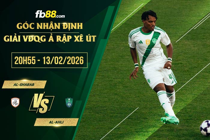 fb88-soi kèo Al-Shabab vs Al-Ahli