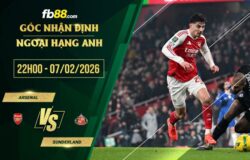 fb88-soi kèo Arsenal vs Sunderland