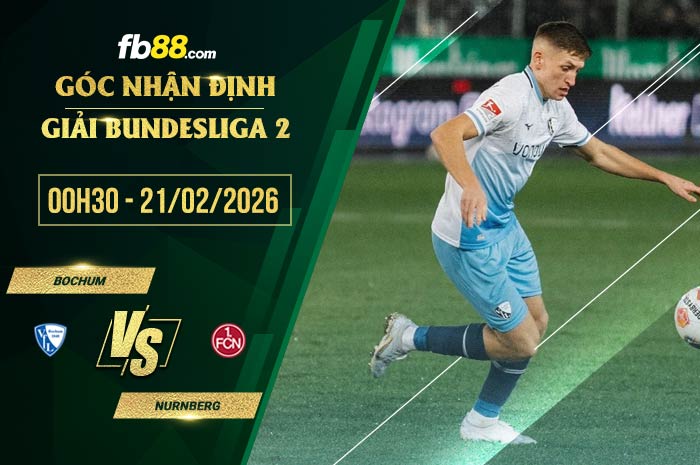 fb88-chi tiết kèo trận đấu Bochum vs Nurnberg