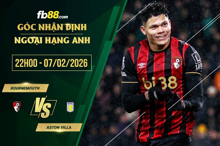 fb88-soi kèo Bournemouth vs Aston Villa