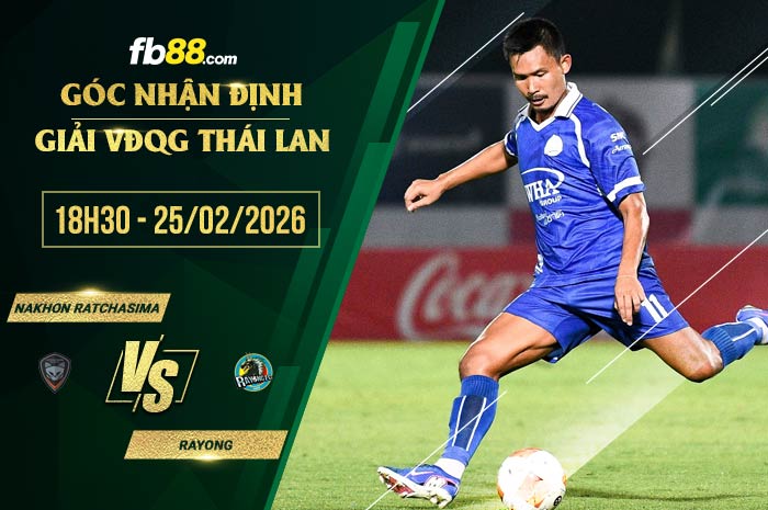 fb88-soi kèo Nakhon Ratchasima vs Rayong