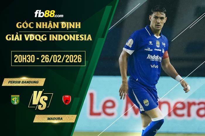 fb88-soi kèo Persib Bandung vs Madura