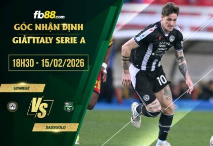 fb88-soi kèo Udinese vs Sassuolo