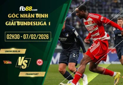 fb88-soi kèo Union Berlin vs Frankfurt