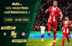 fb88-soi kèo Werder Bremen vs Bayern Munich