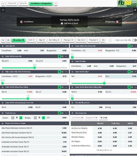 fb88-ty-le-tran-dau-Corinthians-vs-Bragantino-13-02-2026