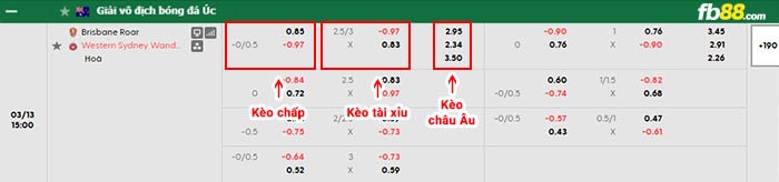 fb88-bảng kèo trận đấu Brisbane Roar vs Western Sydney