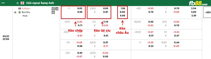 fb88-bảng kèo trận đấu Fulham vs Burnley