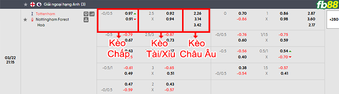 fb88-bang-keo-tran-dau-Tottenham-vs-Nottingham-22-03-2026