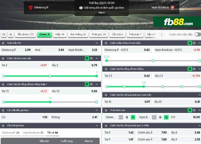 fb88-bảng kèo trận đấu Silkeborg vs Vejle
