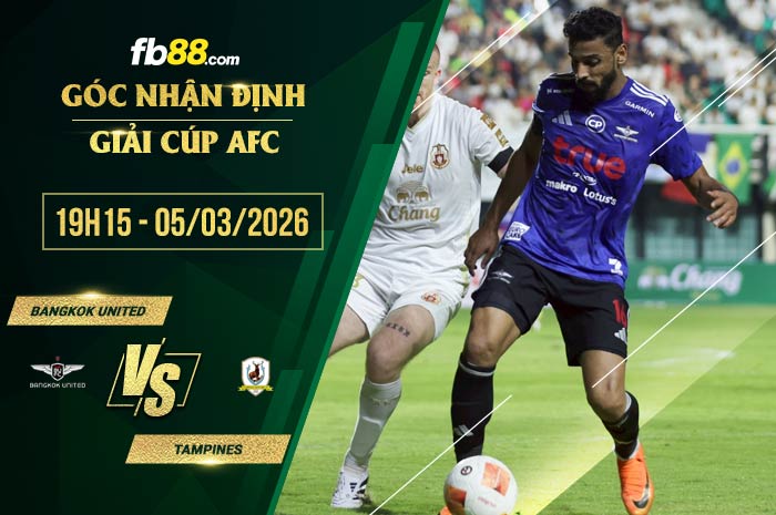 fb88-soi kèo Bangkok United vs Tampines
