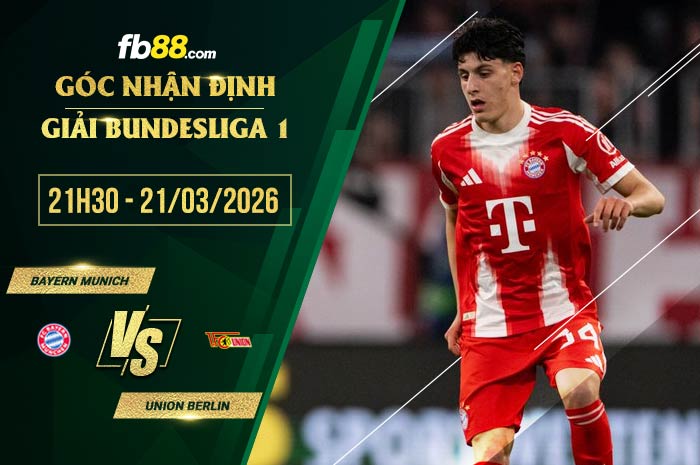 fb88-soi kèo Bayern Munich vs Union Berlin