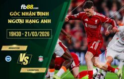 fb88-soi kèo Brighton vs Liverpool