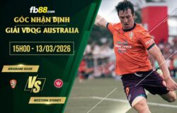 fb88-soi kèo Brisbane Roar vs Western Sydney
