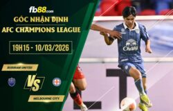 fb88-soi kèo Buriram United vs Melbourne City
