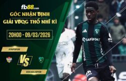 fb88-soi kèo Eyupspor vs Kocaelispor