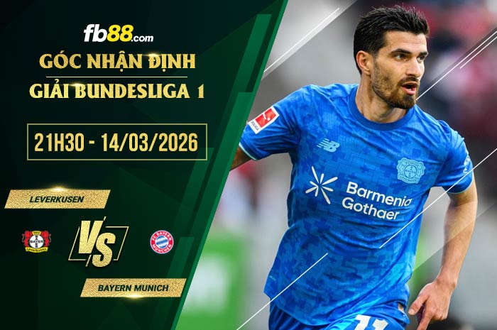 fb88-soi kèo Leverkusen vs Bayern Munich