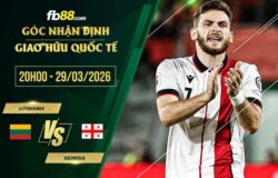 fb88-soi kèo Lithuania vs Georgia
