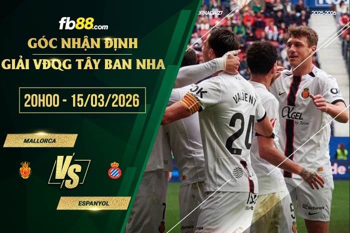 fb88-soi kèo Mallorca vs Espanyol