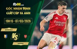 fb88-soi kèo Mansfield vs Arsenal
