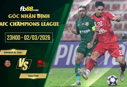 fb88-soi kèo Shabab Al Ahli vs Tractor