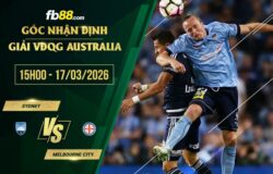 fb88-soi kèo Sydney vs Melbourne City