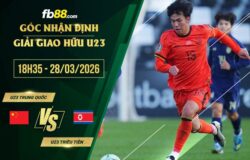 fb88-soi kèo U23 Trung Quốc vs U23 Triều Tiên