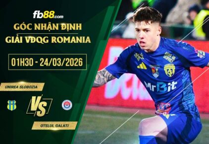 fb88-soi kèo Unirea Slobozia vs Otelul Galati