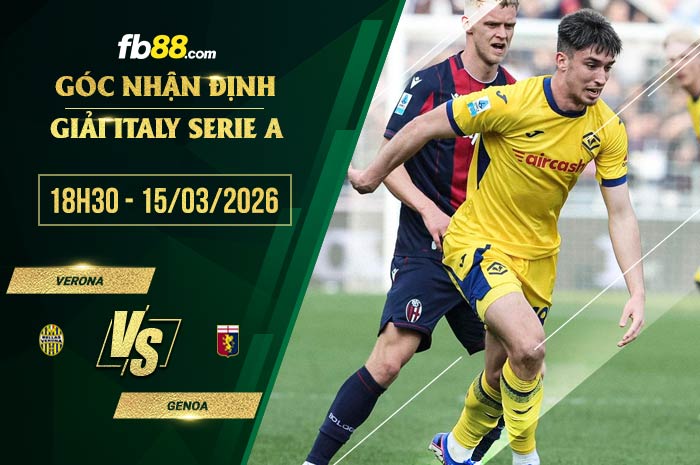 fb88-soi kèo Verona vs Genoa