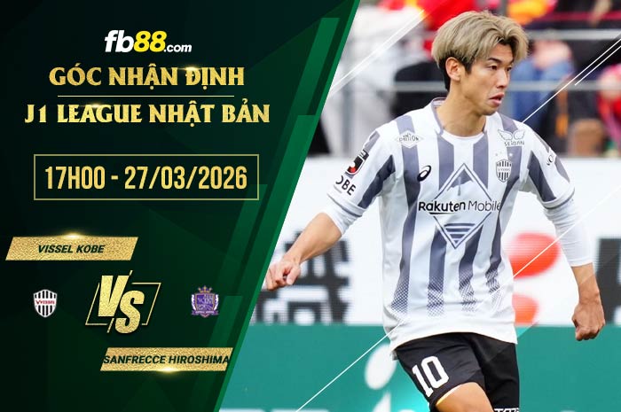 fb88-chi tiết kèo trận đấu Vissel Kobe vs Sanfrecce Hiroshima