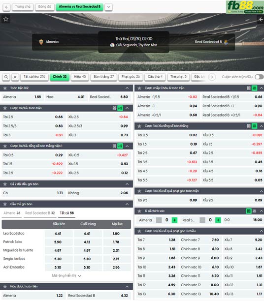 fb88-thong-so-tran-dau-Almeria-vs-Sociedad-B-30-03-2026