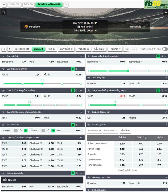 fb88-ty-le-tran-dau-Barcelona-vs-Newcastle-19-03-2026