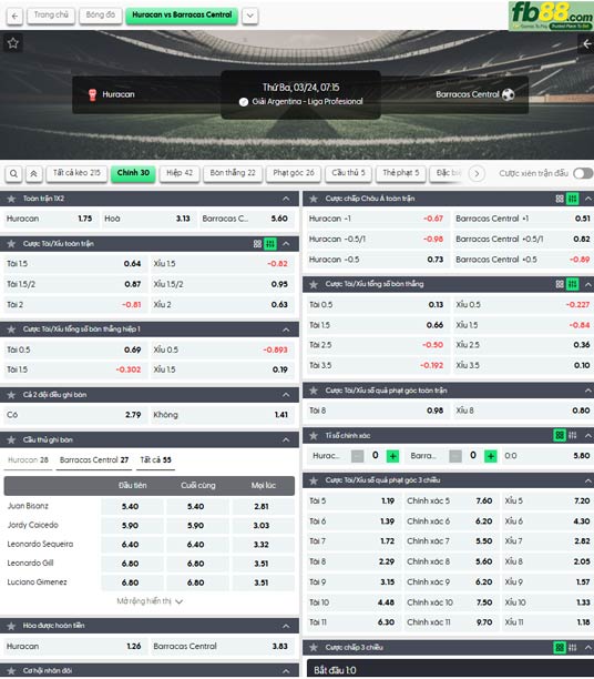 fb88-ty-le-tran-dau-Huracan-vs-Barracas-Central-24-03-2026