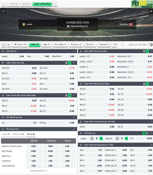 fb88-ty-le-tran-dau-Leeds-vs-Brentford-22-03-2026