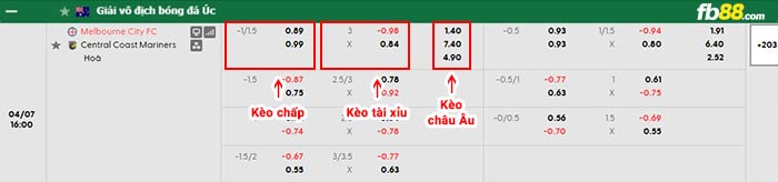 fb88-bảng kèo trận đấu Melbourne City vs Central Coast