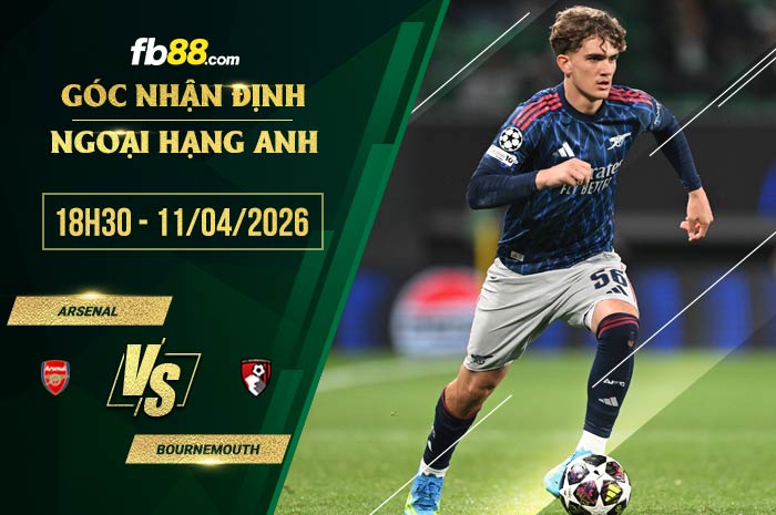 fb88-soi kèo Arsenal vs Bournemouth
