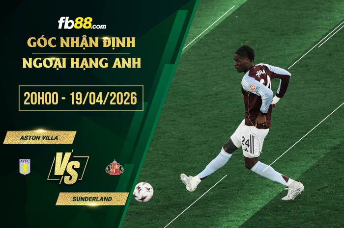 fb88-soi kèo Aston Villa vs Sunderland