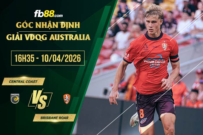 fb88-soi kèo Central Coast vs Brisbane Roar