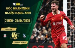 fb88-soi kèo Liverpool vs Crystal Palace