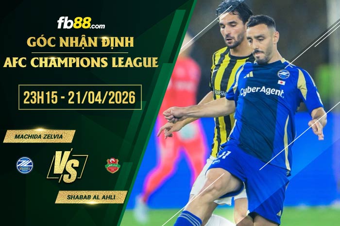fb88-soi kèo Machida Zelvia vs Shabab Al Ahli