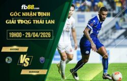 fb88-soi kèo Rayong vs Buriram
