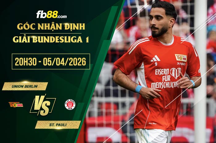 fb88-chi tiết kèo trận đấu Union Berlin vs St. Pauli