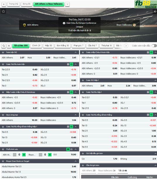 fb88-ty-le-tran-dau-AEK-Athens-vs-Vallecano-17-04-2026