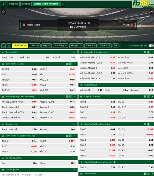 fb88-ty-le-tran-dau-Atletico-Madrid-vs-Arsenal-30-04-2026