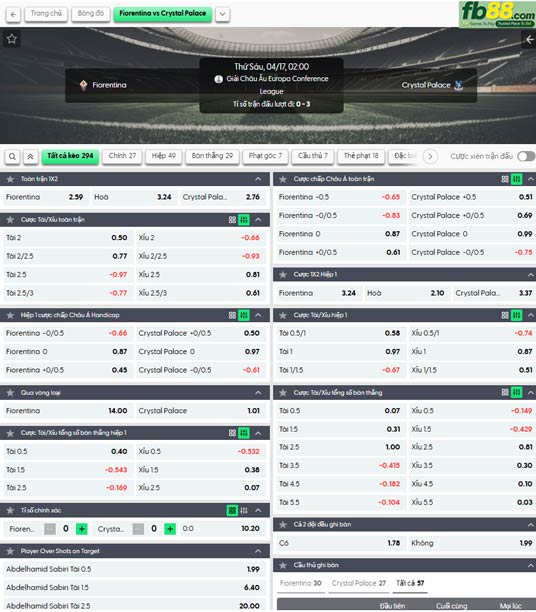 fb88-ty-le-tran-dau-Fiorentina-vs-Crystal-Palace-17-04-2026