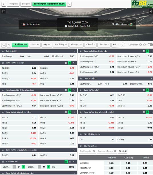 fb88-ty-le-tran-dau-Southampton-vs-Blackburn-15-04-2026