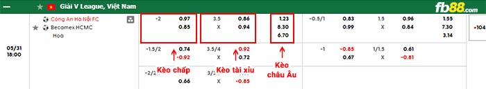 fb88-bảng kèo trận đấu Công An Hà Nội vs Becamex Bình Dương